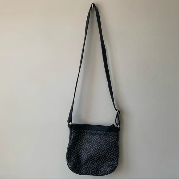 FOSSIL BLACK AND GRAY CROSSBODY BAG - Picture 4 of 10
